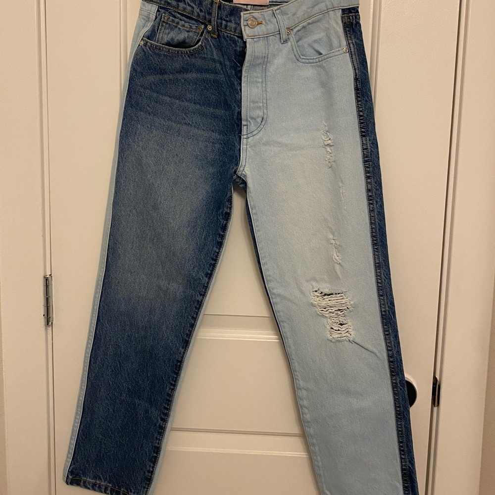 Revice two toned denim jeans, size 27.